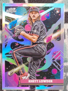 2025 Topps Chrome Cosmic Baseball Refractor Rhett Lowder #50 RC