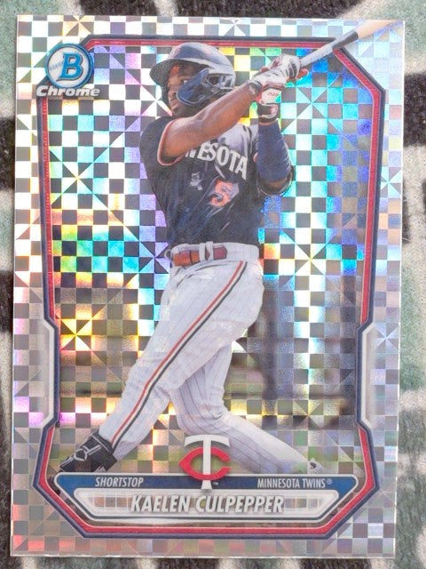 2026 Bowman Baseball Chrome Prospects X-Fractor Kaelen Culpepper #BCP-143