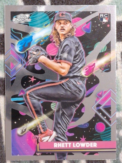 2025 Topps Chrome Cosmic Baseball Rhett Lowder #50 RC