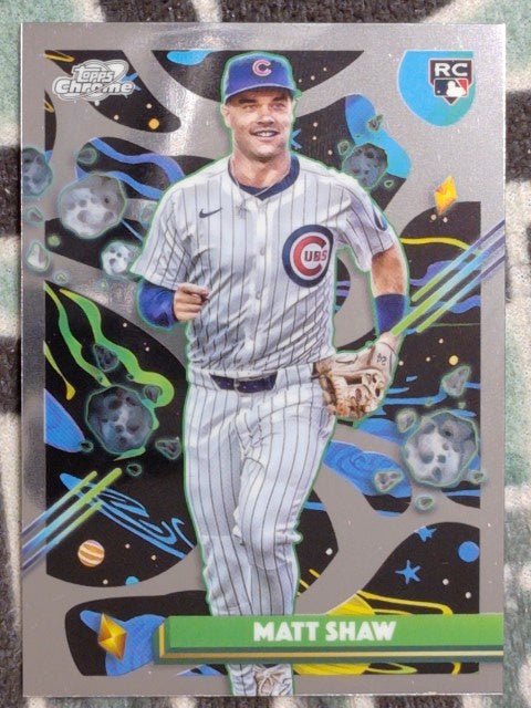 2025 Topps Chrome Cosmic Baseball Matt Shaw #35 RC