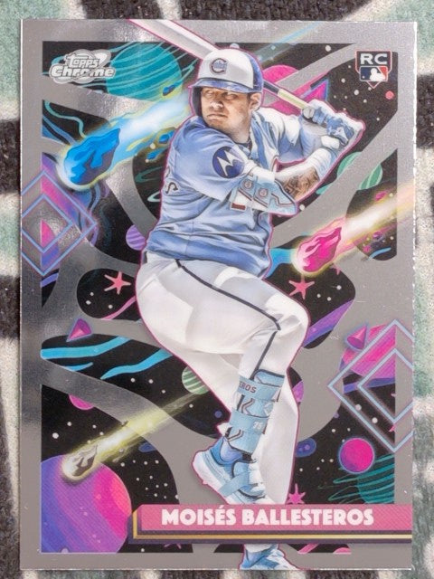 2025 Topps Chrome Cosmic Baseball Moisés Ballesteros #58 RC