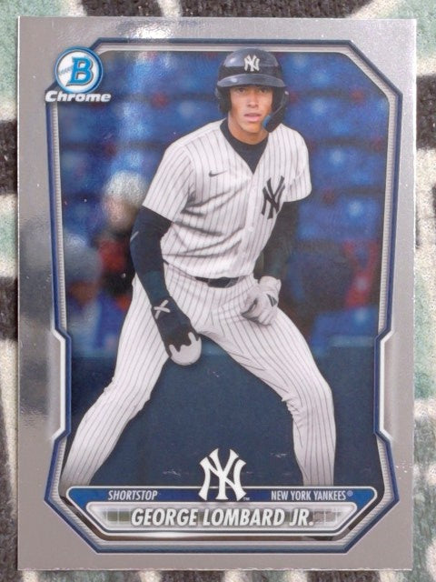 2026 Bowman Baseball Chrome Prospects George Lombard Jr. #BCP-64