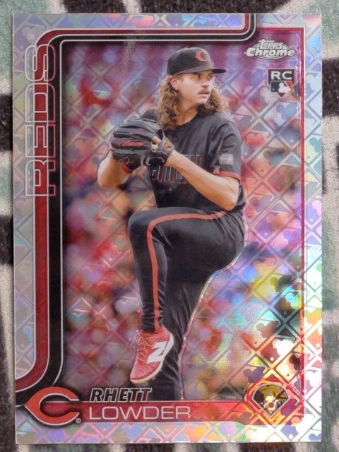 2025 Topps Chrome Logofractor Edition Baseball Rhett Lowder #147 RC