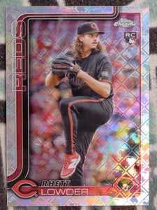 2025 Topps Chrome Logofractor Edition Baseball Rhett Lowder #147 RC