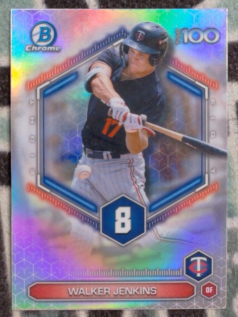 2026 Bowman Baseball Bowman Scouts' Top 100 Walker Jenkins #BTP-8