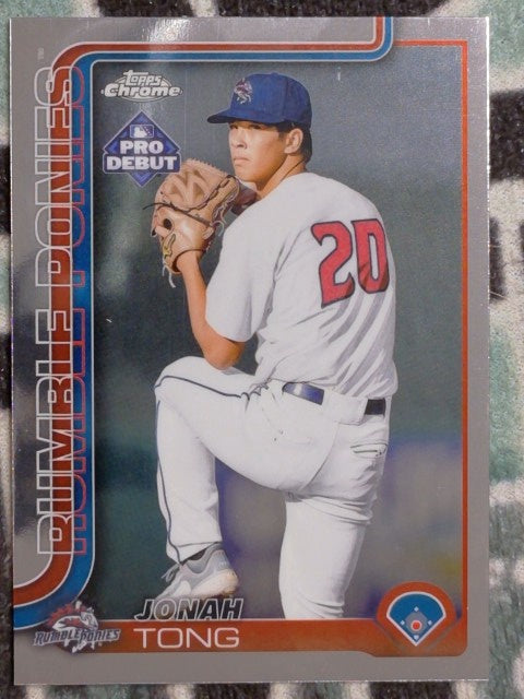 2025 Topps Pro Debut Baseball Chrome Jonah Tong #PDC-183