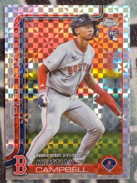 2025 Topps Chrome Update Baseball X-Fractors Kristian Campbell #USC188