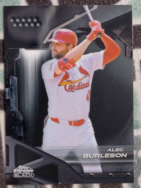 2026 Topps Chrome Black Baseball Alec Burleson #96