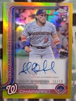 2025 Chrome Update Rookie Debut Autographs Gold 38/50 Andres Chaparro #CRDA-ACH