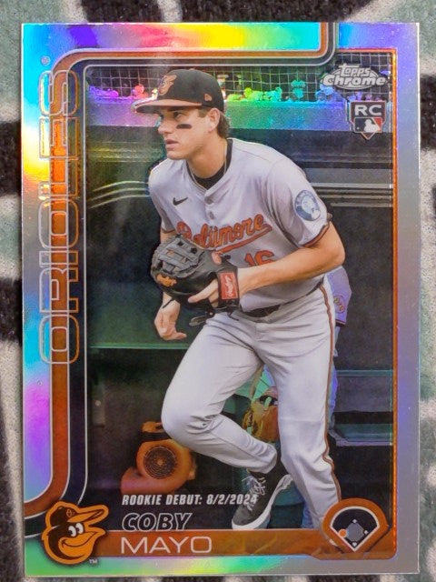 2025 Topps Chrome Update Baseball Refractors Coby Mayo #USC94