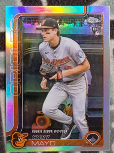 2025 Topps Chrome Update Baseball Refractors Coby Mayo #USC94