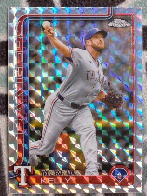 2025 Topps Chrome Update Baseball Geometric Refractors Merrill Kelly #USC162