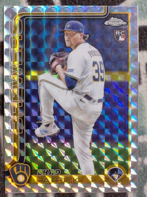 2025 Topps Chrome Update Baseball Geometric Refractors Chad Patrick #USC90 RC