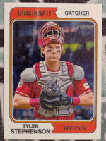 2023 Topps Heritage Baseball Chrome 303/999 Tyler Stephenson #691
