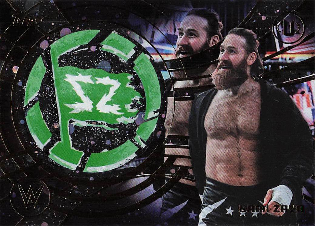 2026 Topps Universe WWE Wrestling Namesakes Galaxy Sami Zayn #NS-1