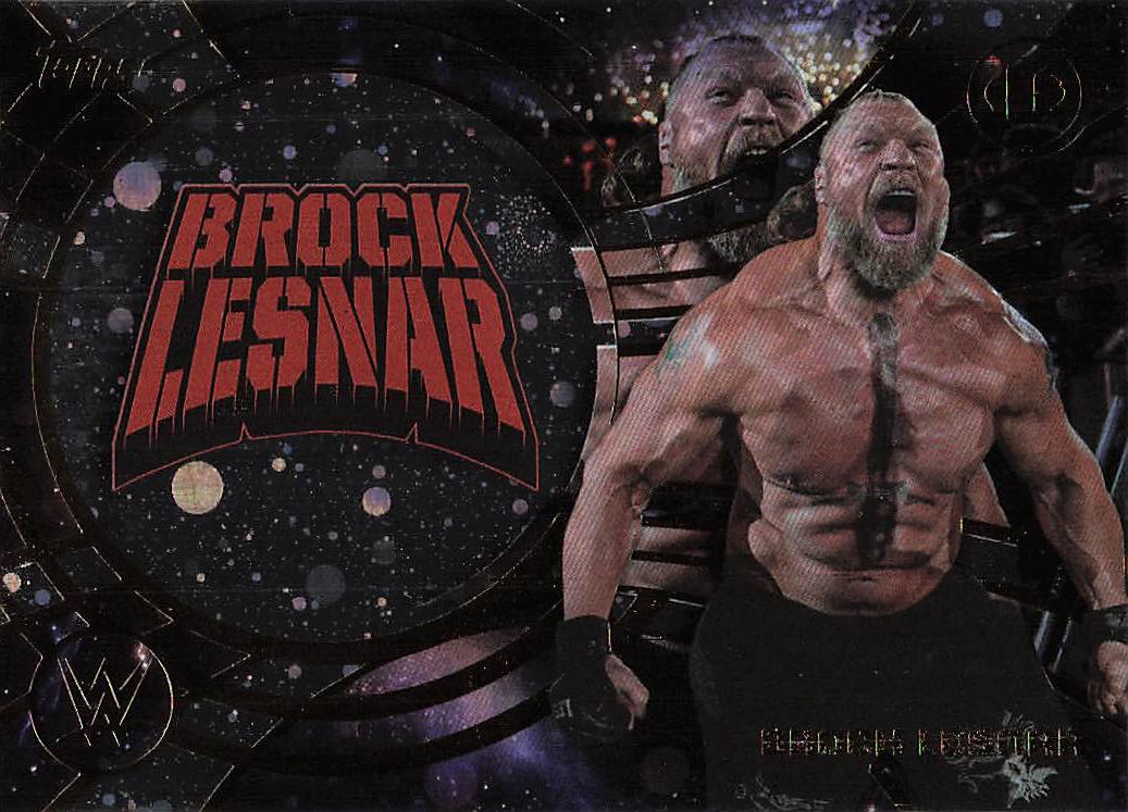 2026 Topps Universe WWE Wrestling Namesakes Galaxy Brock Lesnar #NS-15