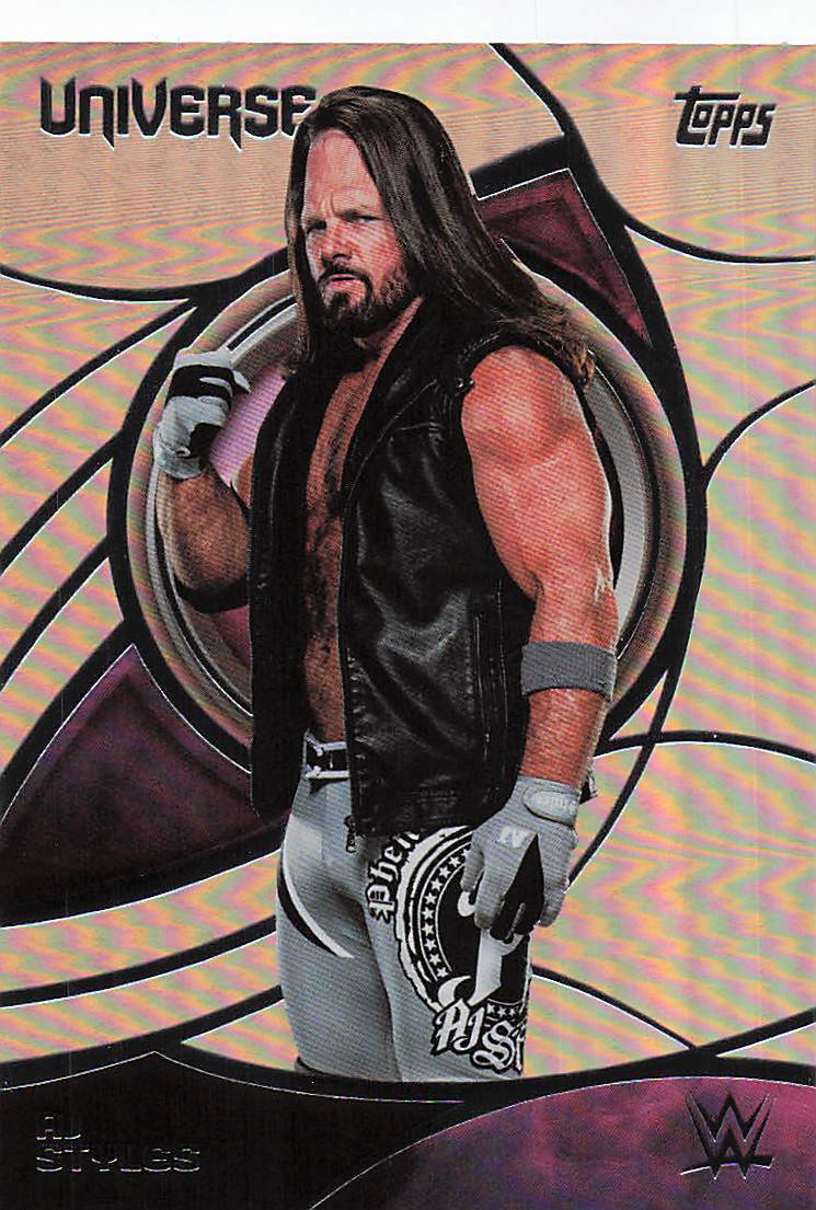 2026 Topps Universe WWE Wrestling AJ Styles #100