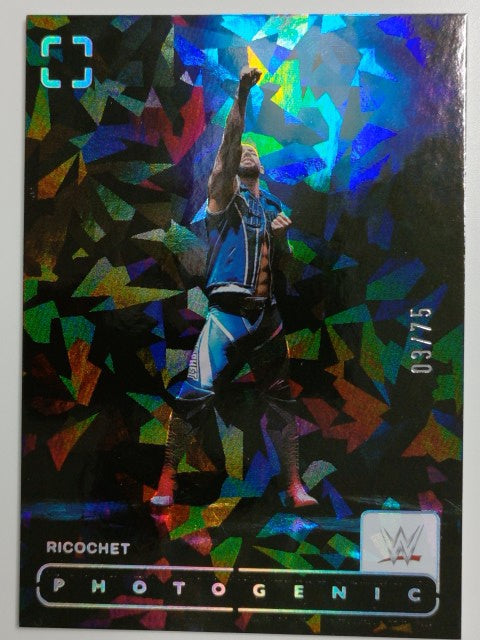 2024 Panini Photogenic WWE Wrestling Zero Gravity Diamond 03/75 Ricochet #5
