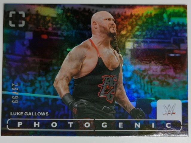 2024 Panini Photogenic WWE Wrestling Silver 26/99 Luke Gallows #91