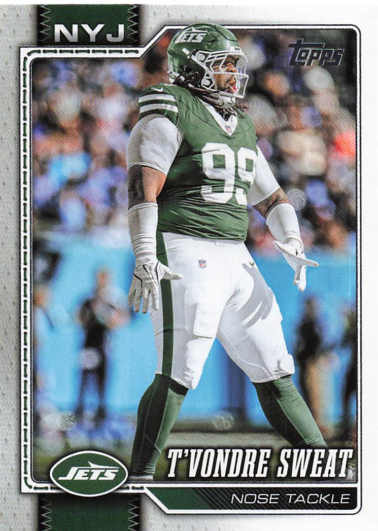 2026 Topps Flagship Football T’Vondre Sweat #256