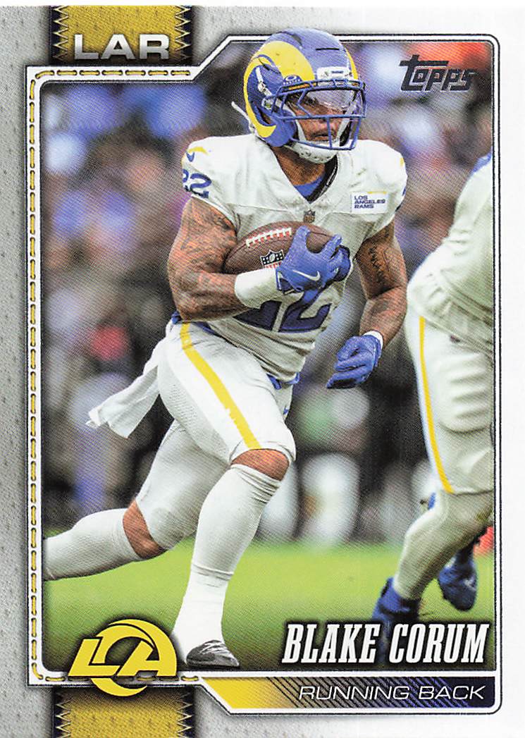 2026 Topps Flagship Football Blake Corum #234