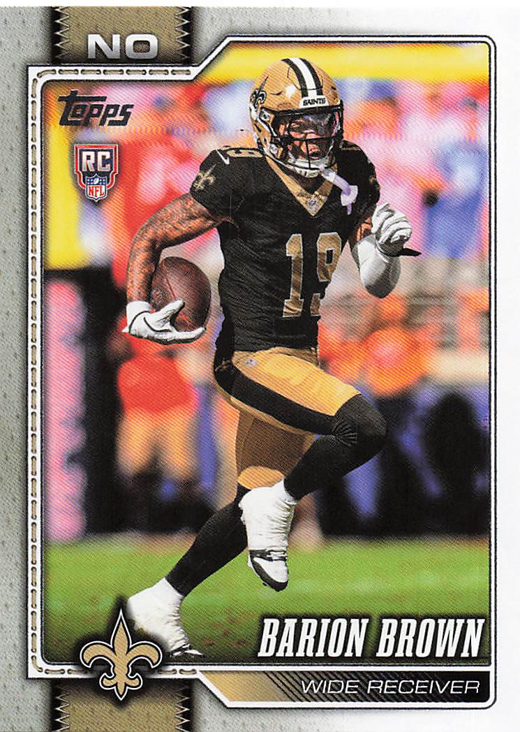 2026 Topps Flagship Football Barion Brown #386 RC