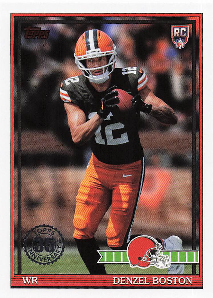 2026 Topps Flagship Football 1991 Topps Football Rookies Denzel Boston #91TR-22
