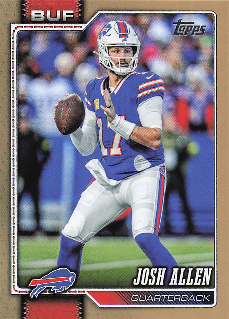 2026 Topps Flagship Football Gold 0769/2026 Josh Allen #22