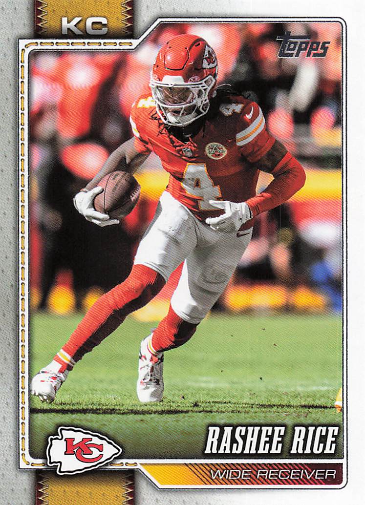 2026 Topps Flagship Football Rashee Rice #101