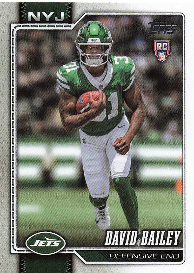 2026 Topps Flagship Football David Bailey #343 RC