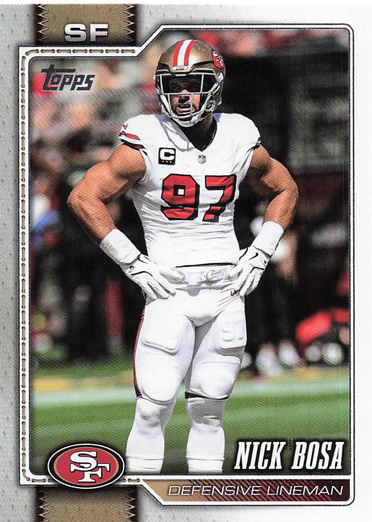 2026 Topps Flagship Football Nick Bosa #143