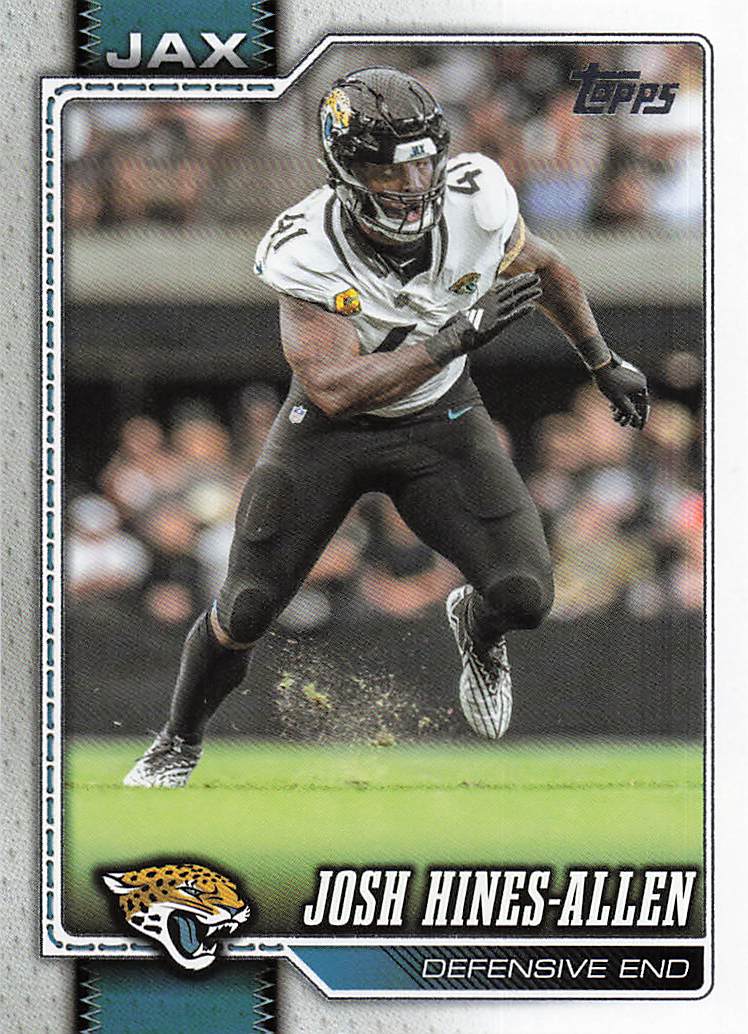 2026 Topps Flagship Football Josh Hines-Allen #95