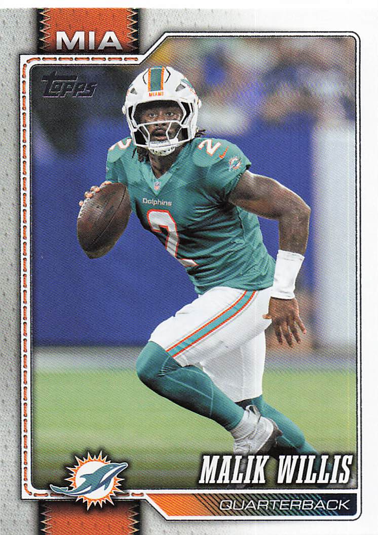 2026 Topps Flagship Football Malik Willis #238