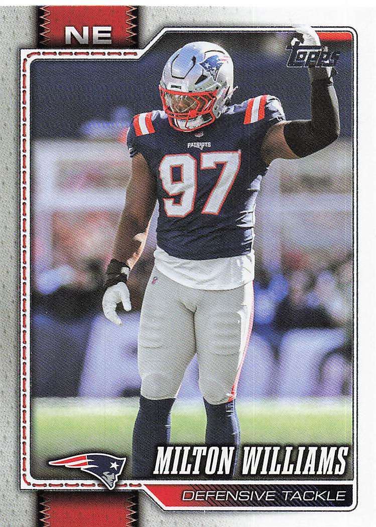 2026 Topps Flagship Football Milton Williams #142