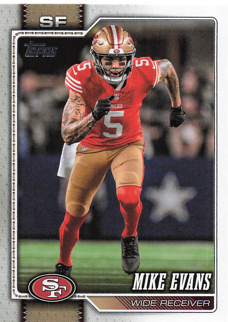 2026 Topps Flagship Football Mike Evans #156