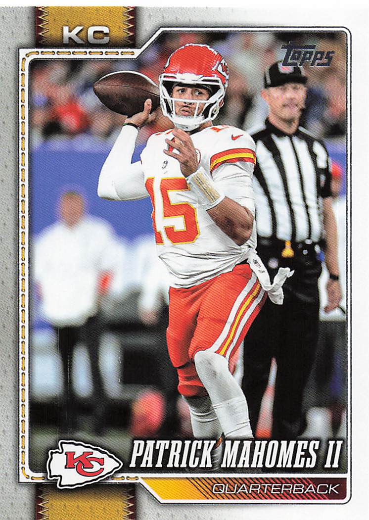 2026 Topps Flagship Football Patrick Mahomes II #97