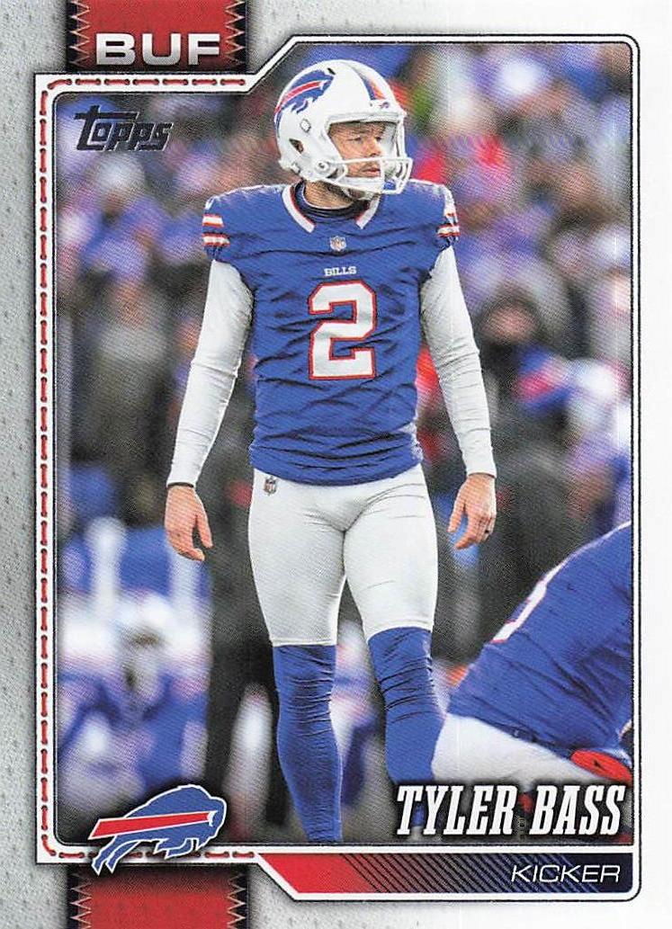 2026 Topps Flagship Football Tyler Bass #209