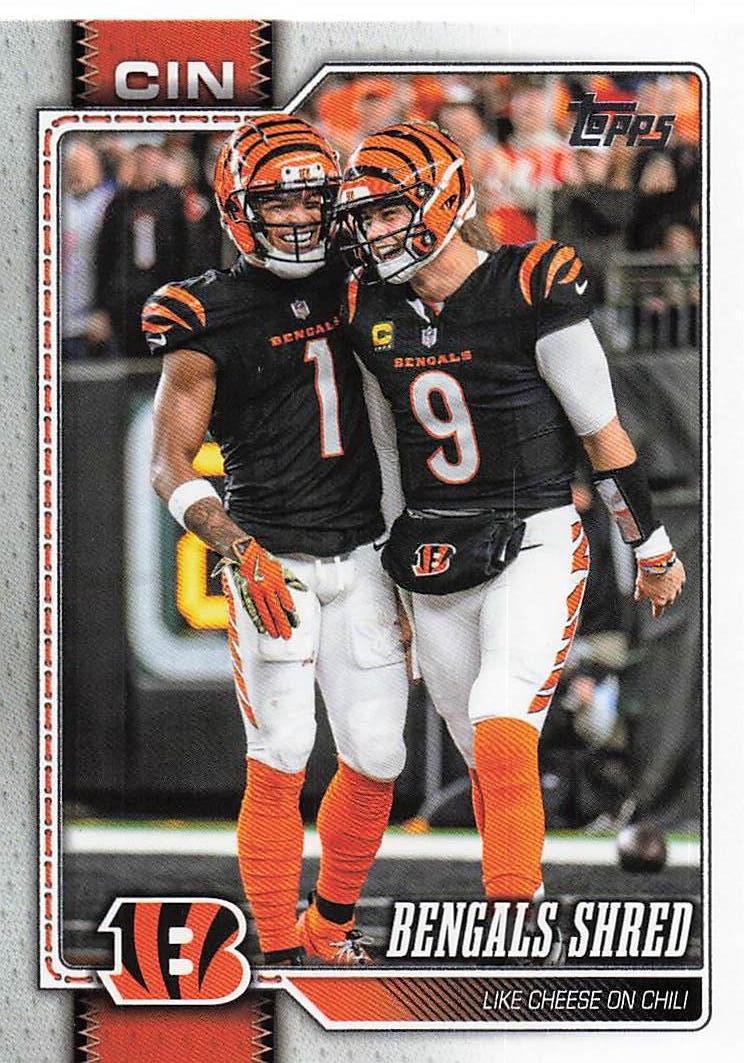 2026 Topps Flagship Football Bengals Shred #293