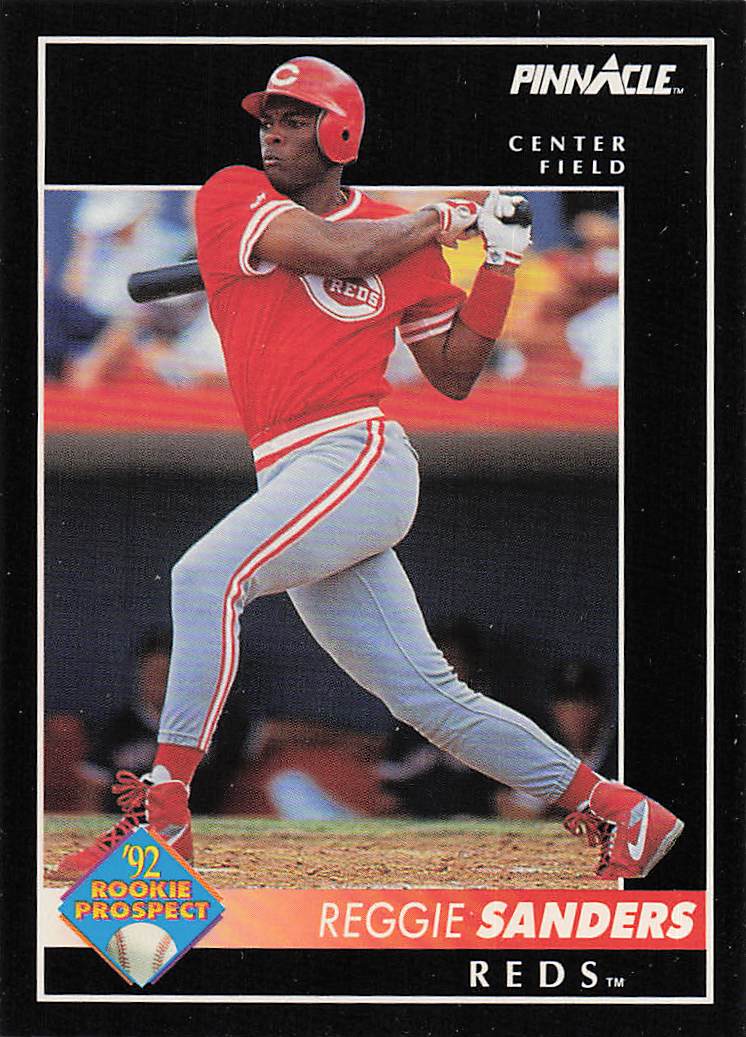 1992 Pinnacle Baseball Reggie Sanders #440