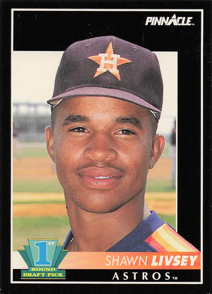 1992 Pinnacle Baseball Shawn Livsey #545 RC