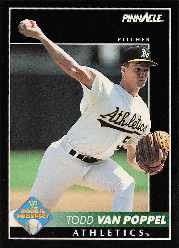 1992 Pinnacle Baseball Todd Van Poppel #574