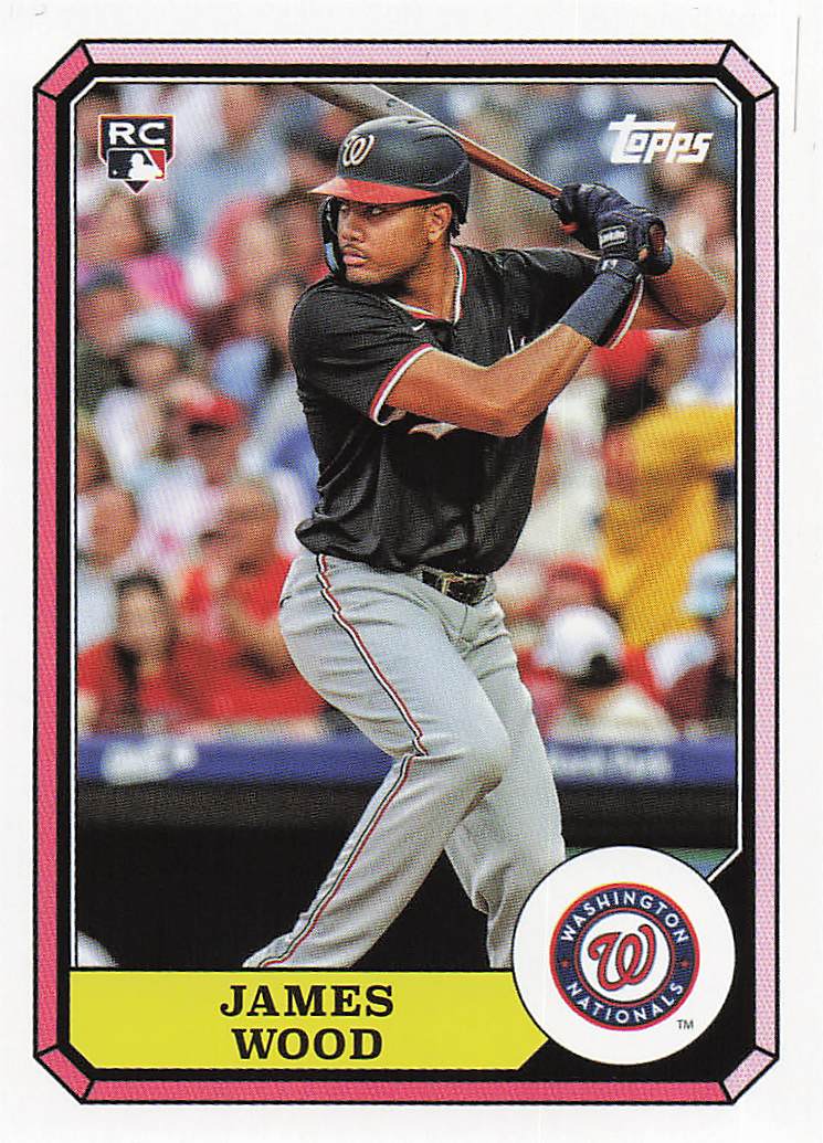 2025 Topps Archives 1987 Topps Boardwalk and Baseball James Wood #87BB-3