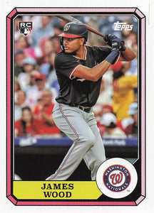 2025 Topps Archives 1987 Topps Boardwalk and Baseball James Wood #87BB-3