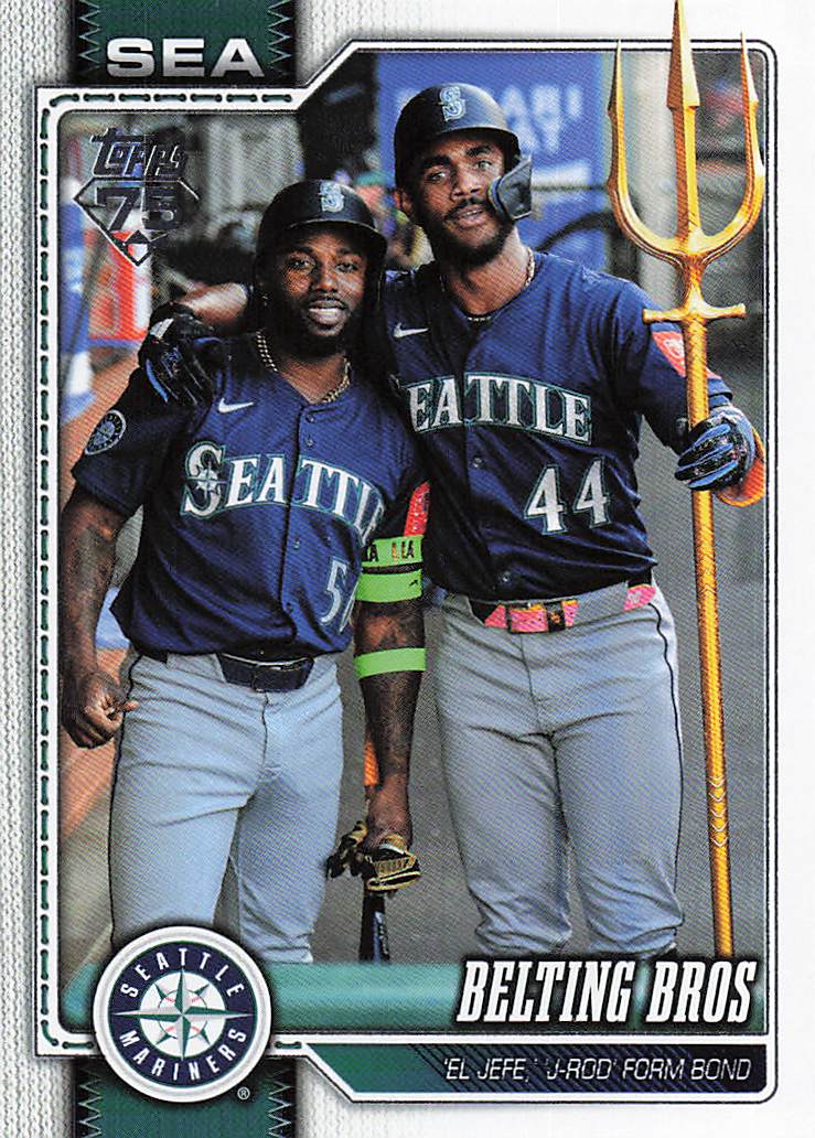 2026 Topps Baseball Belting Bros (Randy Arozarena / Julio Rodriguez) #369