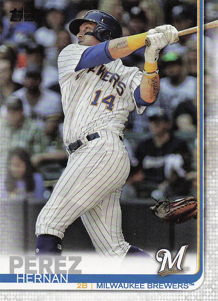 2019 Topps Baseball Hernan Perez #617
