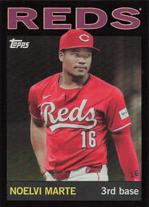 2025 Topps Archives Baseball Black Foilboard Noelvi Marte #46