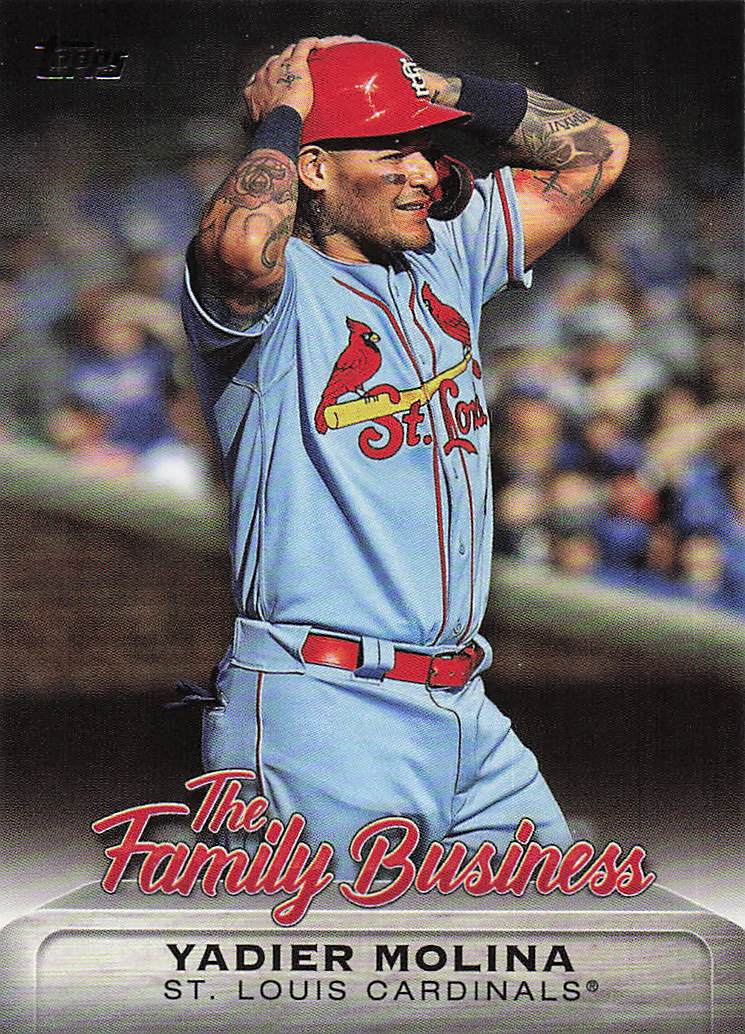 2019 Topps Update Baseball The Family Business Yadier Molina #FB-7