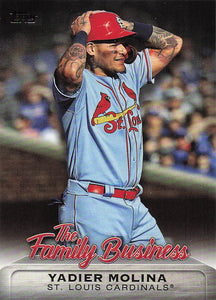 2019 Topps Update Baseball The Family Business Yadier Molina #FB-7
