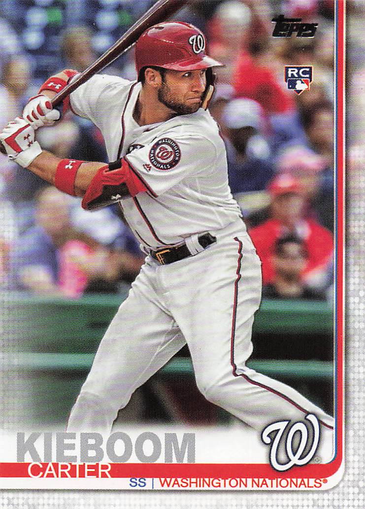 2019 Topps Update Baseball Carter Kieboom #US109 RC