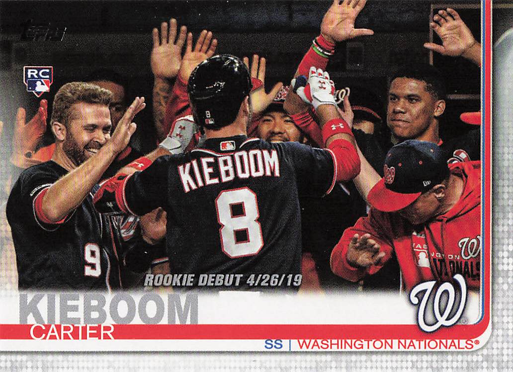 2019 Topps Update Baseball Carter Kieboom #US208